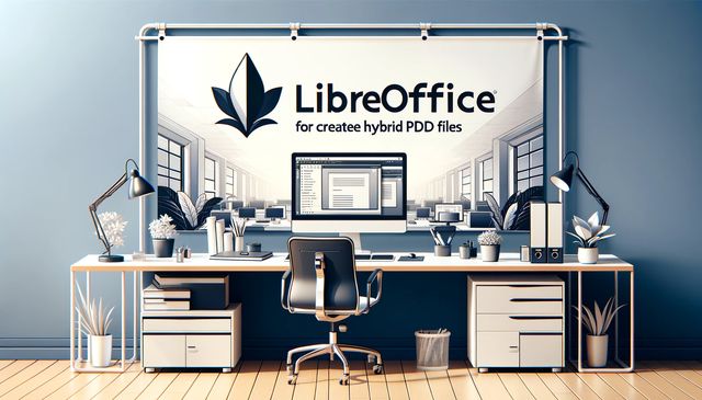 Cómo crear un archivo PDF híbrido en LibreOffice