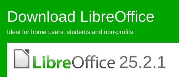 LibreOffice 25.2.1 : la suite bureautique libre et gratuite