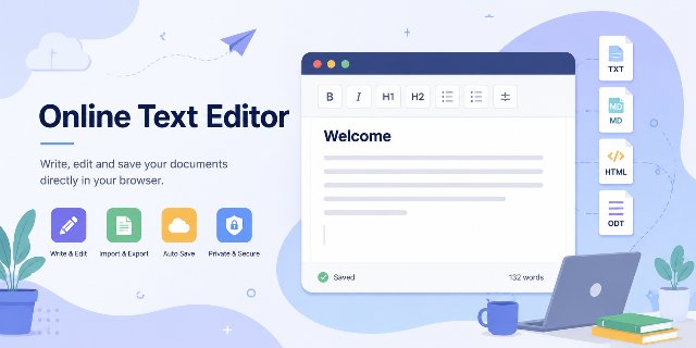 Editor de texto en línea